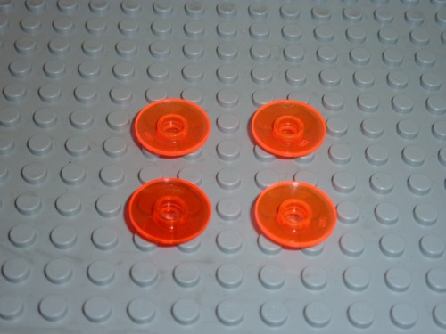 Lego trneonorange round - lego,